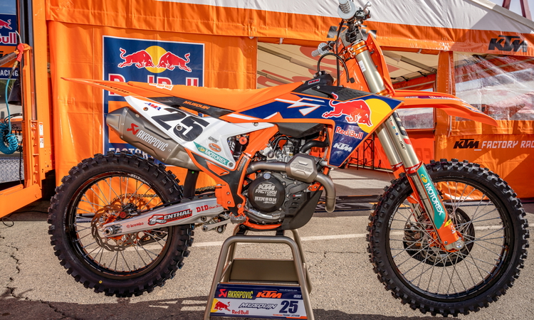 La KTM 450 SX-F FE de Marvin Musquin