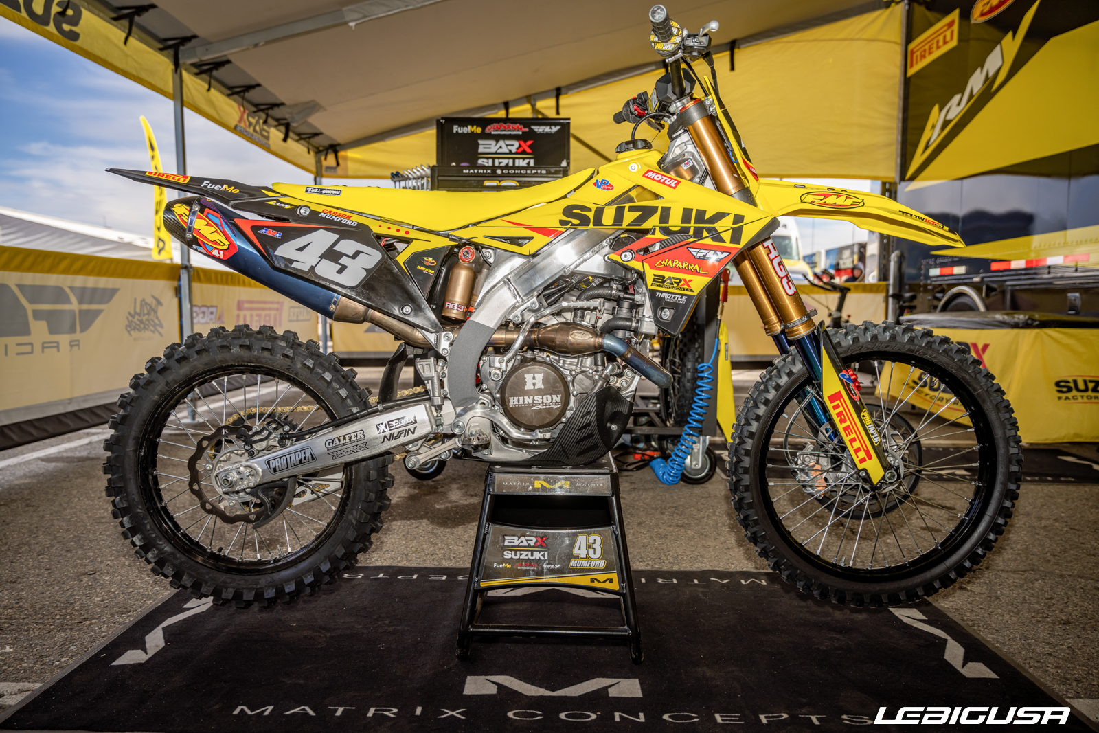 La Suzuki RM-Z 250 de Carson Mumford
