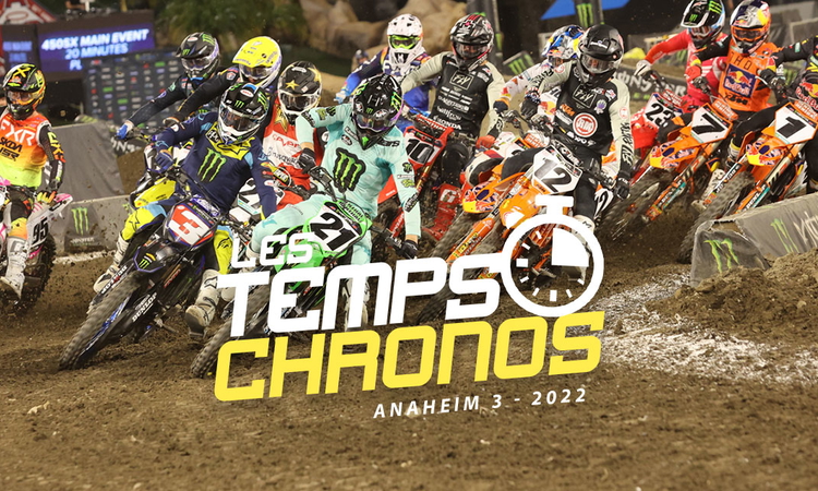 Les temps chronos du SX d’Anaheim 3