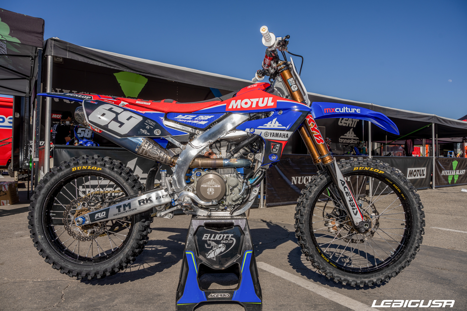 La Yamaha YZF 250 de Robbie Wageman