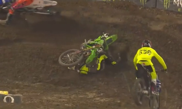 Les chutes du SX d'Anaheim 3