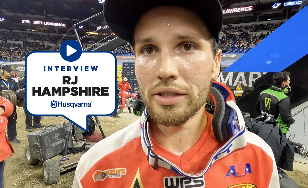 RJ Hampshire : « je vais dans la bonne direction »