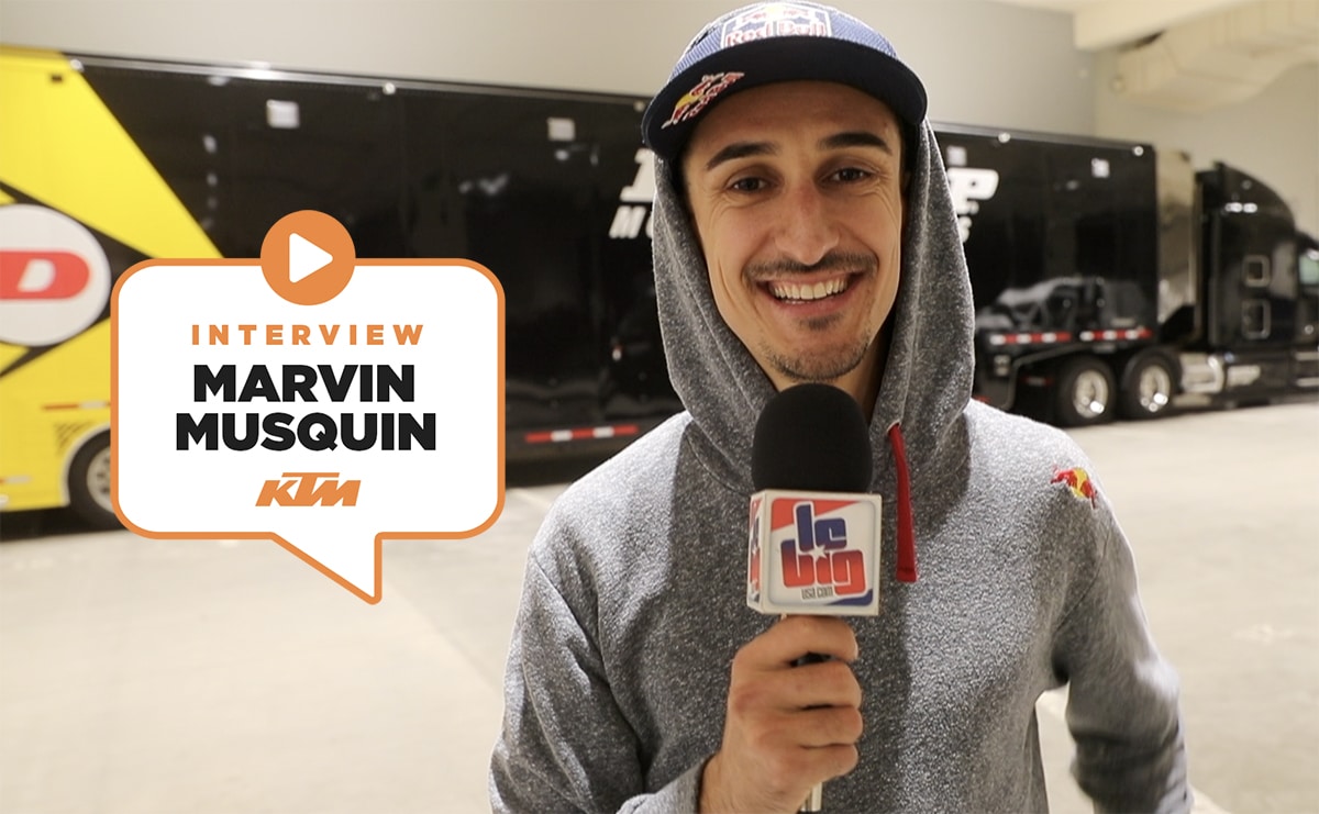 Marvin Musquin : « une bonne dynamique »