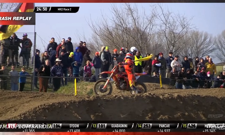 La chute de Tom Vialle à Mantova