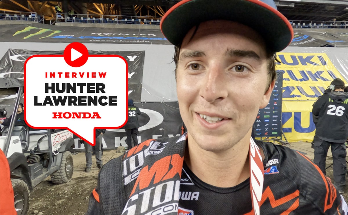 Hunter Lawrence : « je suis heureux »
