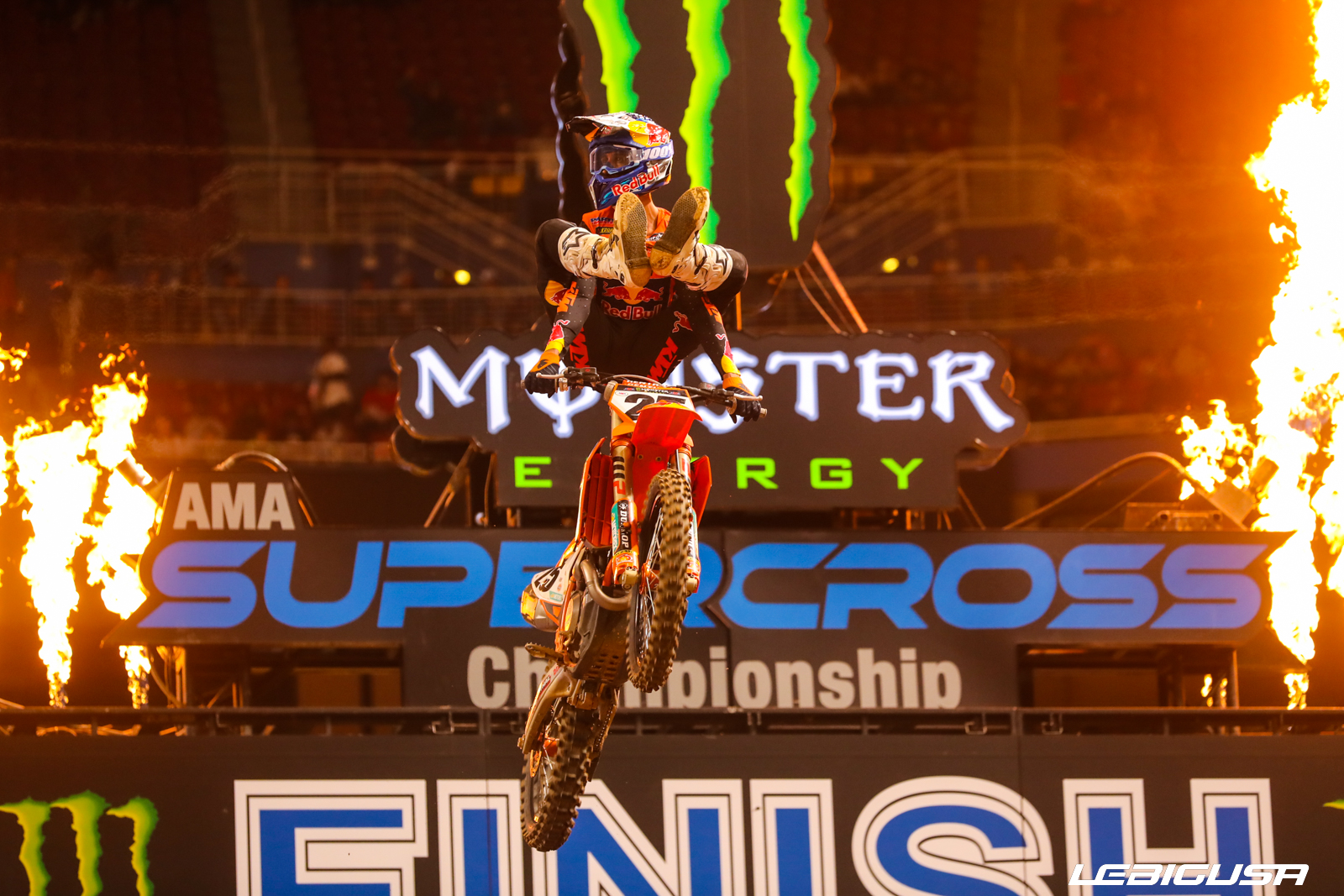 Les moments clés du SX 450 de St Louis