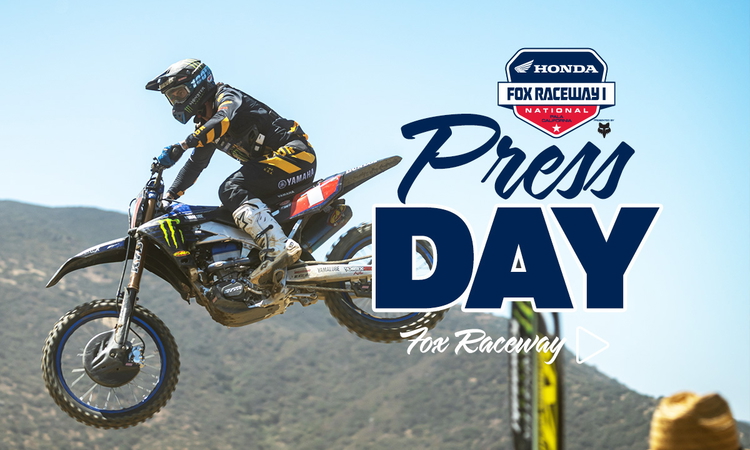 MX Fox Raceway : « press day » (mardi)