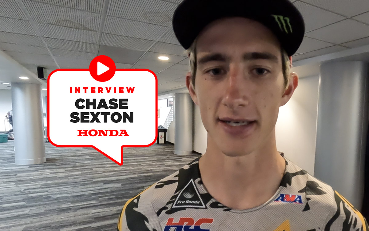 Chase Sexton : « je n'étais pas à l'aise »