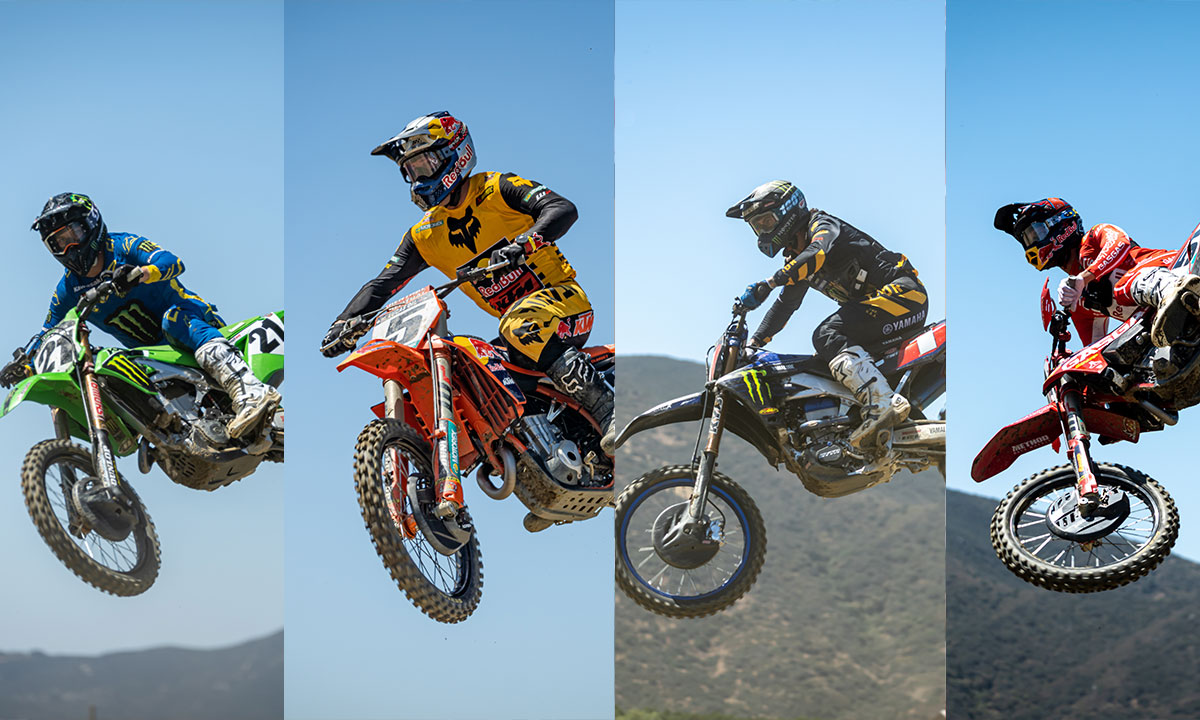 La conférence de presse 450 avant Fox Raceway