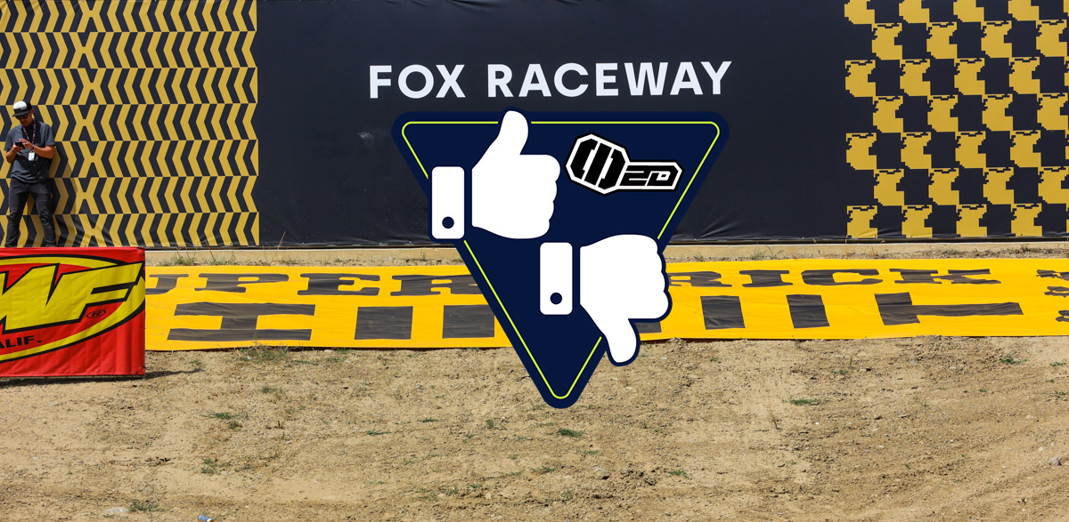 « Ce qu’il faut retenir… » (MX Fox Raceway)