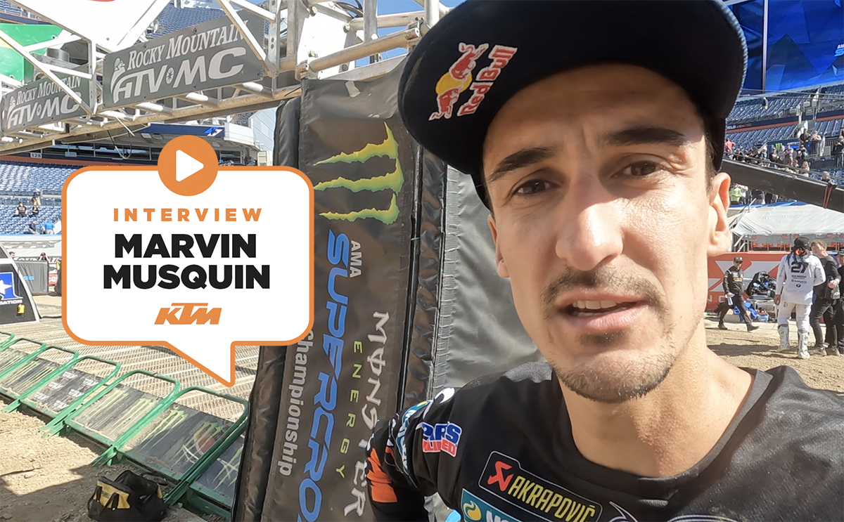 Marvin Musquin : « j'ai réussi à me faufiler »