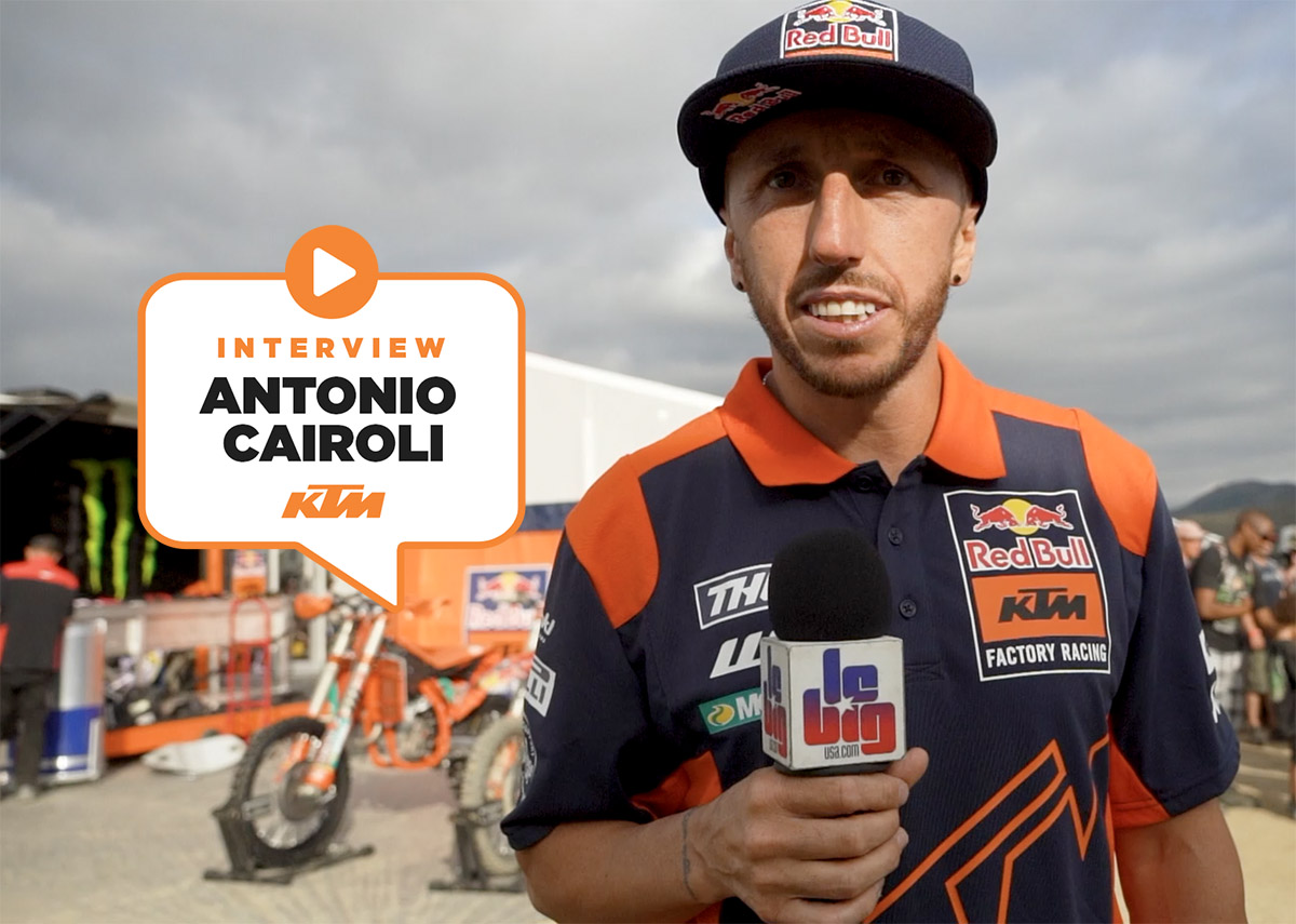 Antonio Cairoli : « j'ai du me calmer »