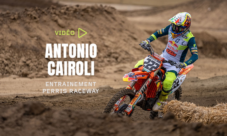 Pro Motocross : Tony Cairoli s'entraine à Perris