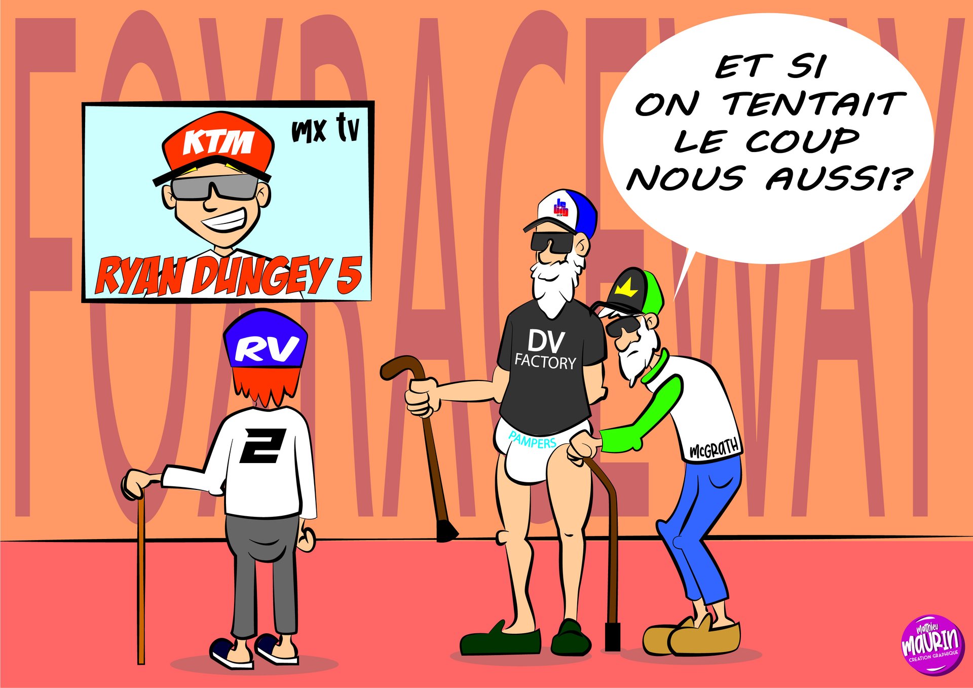Le « dessin du jour » n°46 (MX Fox Raceway)