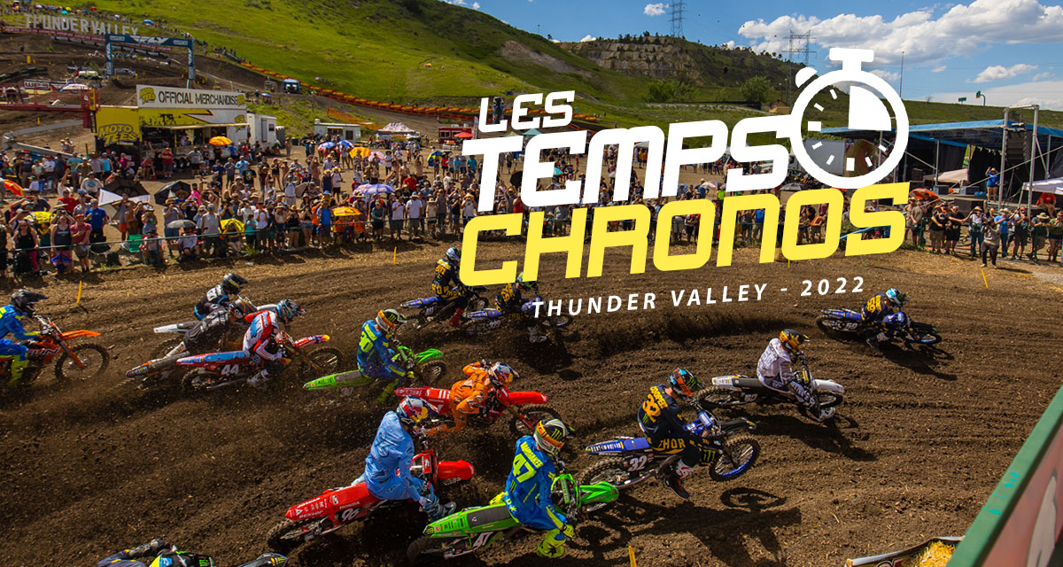 Les temps chronos du MX de Thunder Valley