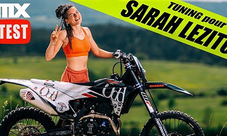 MX Test : une GasGas de rêve pour Sarah Lezito