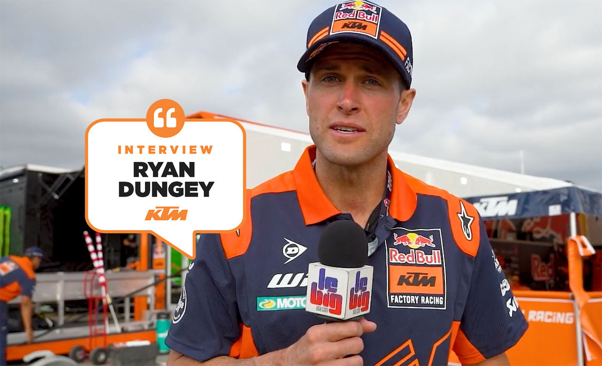 Ryan Dungey : « ça roule très vite »