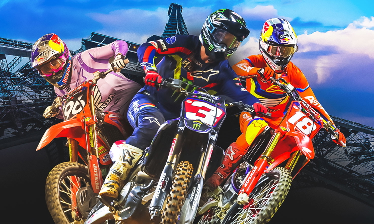 Eli Tomac, Jett & Hunter Lawrence au SX de Paris