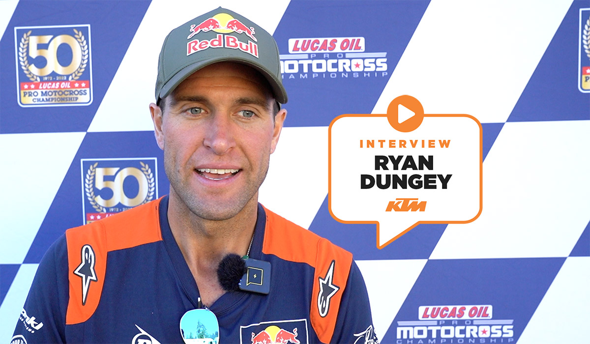 Ryan Dungey : « je ne peux pas être en colère »