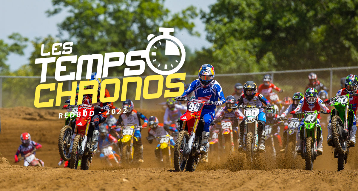 Les temps chronos du MX de RedBud