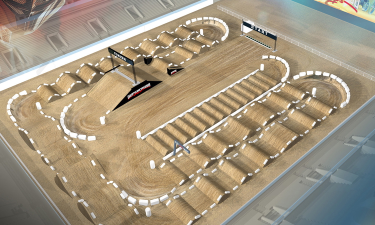 La piste du SX de Paris 2022