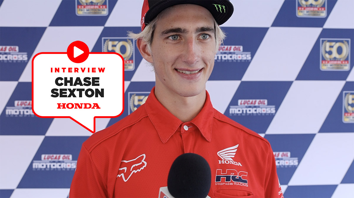 Chase Sexton : « il faut battre le meilleur »