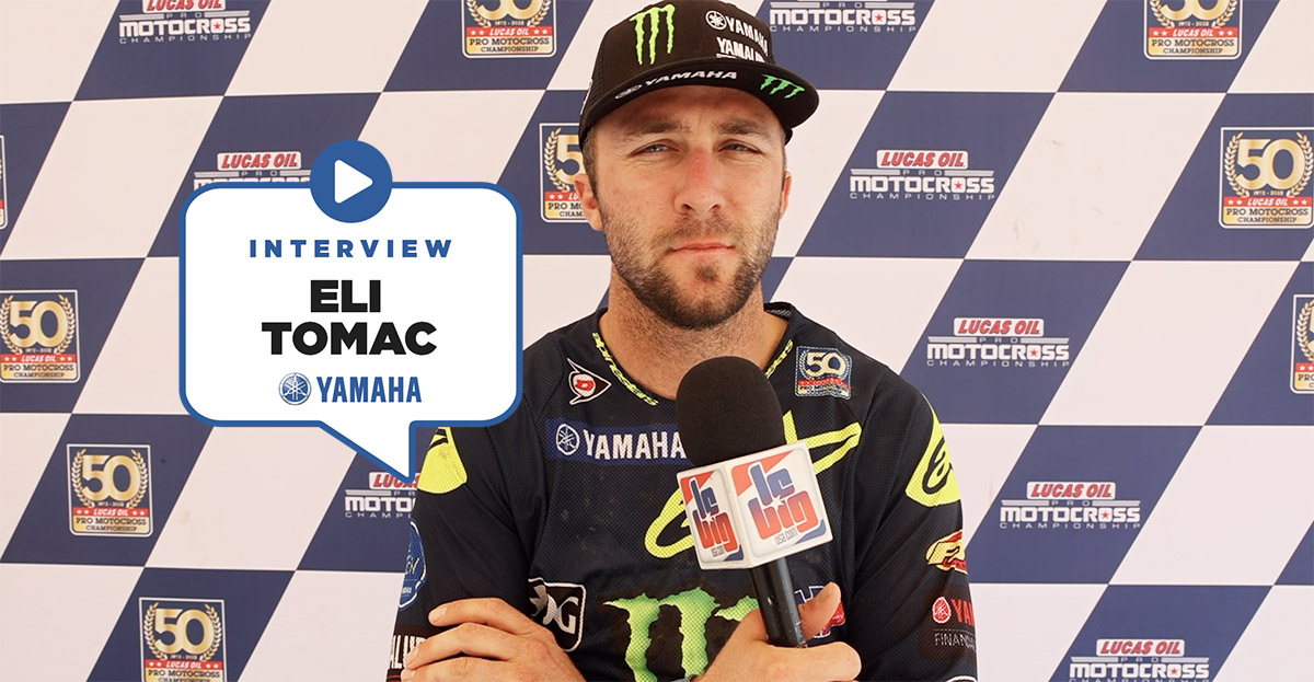 Eli Tomac : « j'étais le 2ème meilleur pilote »