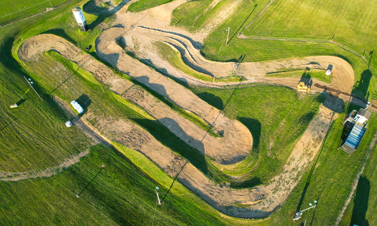 La piste du PitBike des Nations (RedBud)