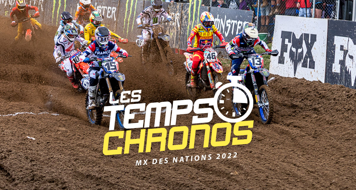 Les temps chronos du Motocross des Nations