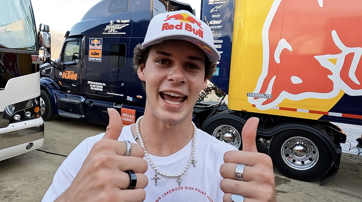 Jett Lawrence : « il est Champion, il est Champion »