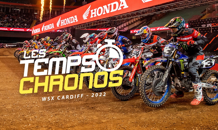 Les temps chronos du SX de Cardiff