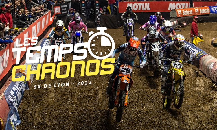 Les temps chronos du SX de Lyon
