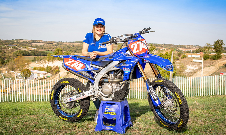 Amandine Verstappen chez Yamaha New Bike