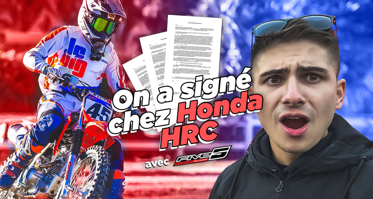 Vlog US : « on a signé chez Honda HRC »