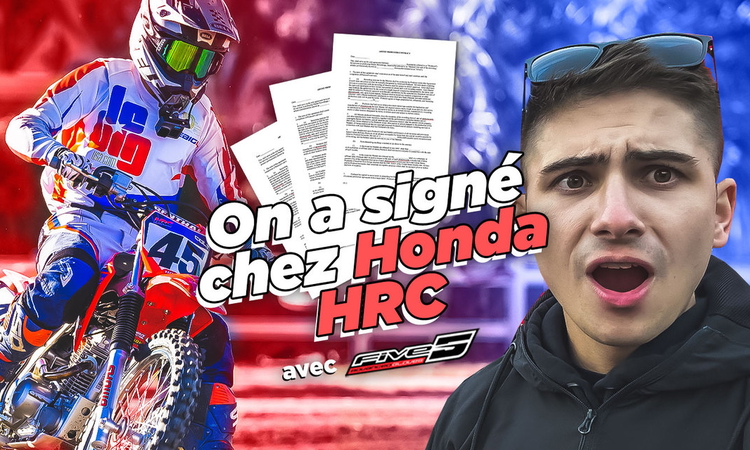 Vlog US : « on a signé chez Honda HRC »