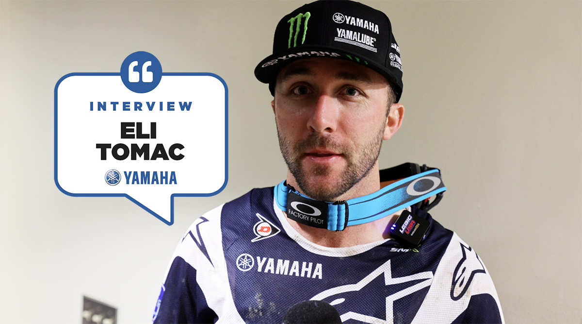 Eli Tomac : « j'ai fait une erreur stupide »