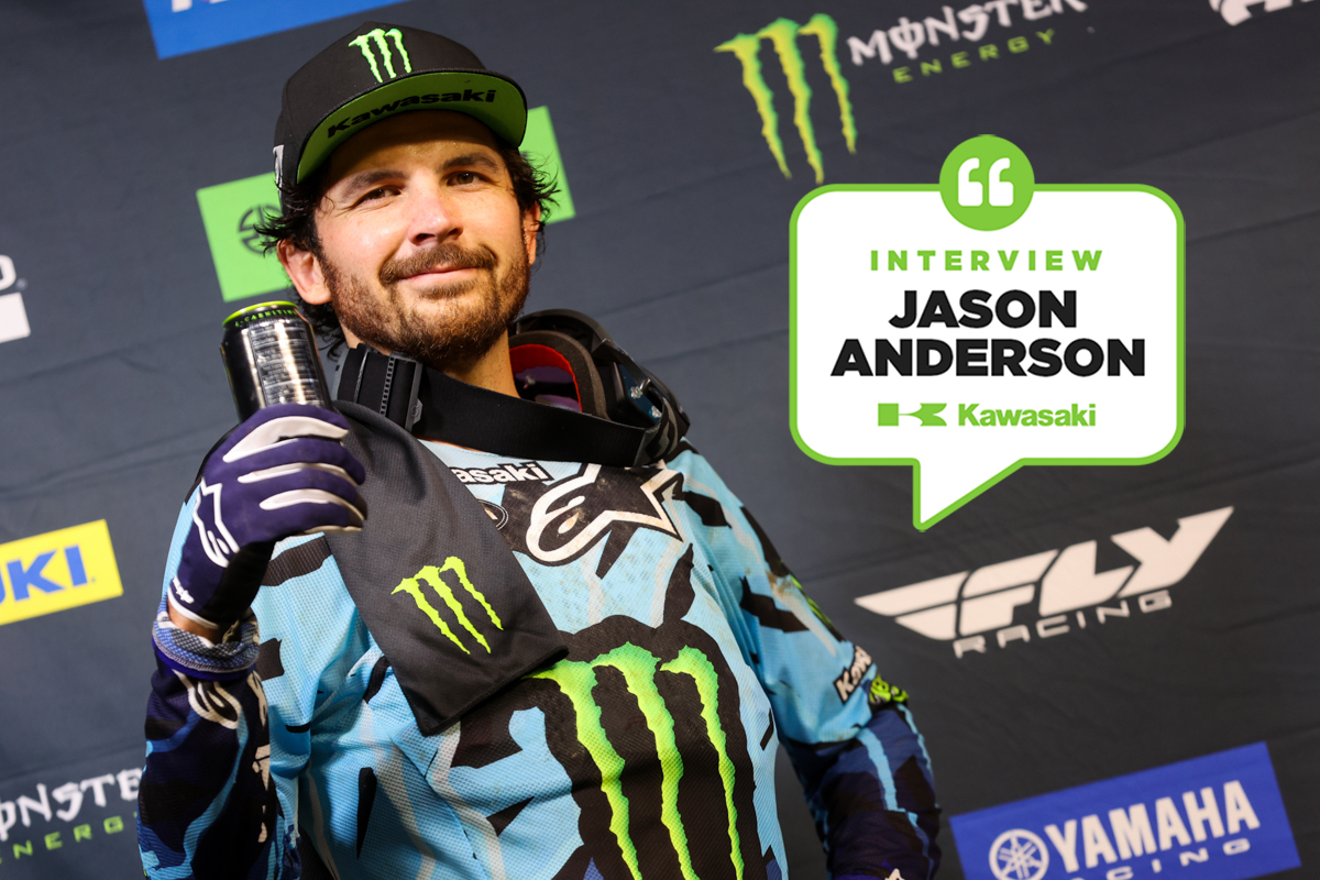 Jason Anderson : « ça fait du bien d'être sur le podium »