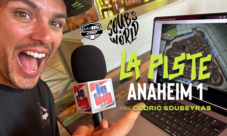 La piste du SX d'Anaheim 1 par Cédric Soubeyras