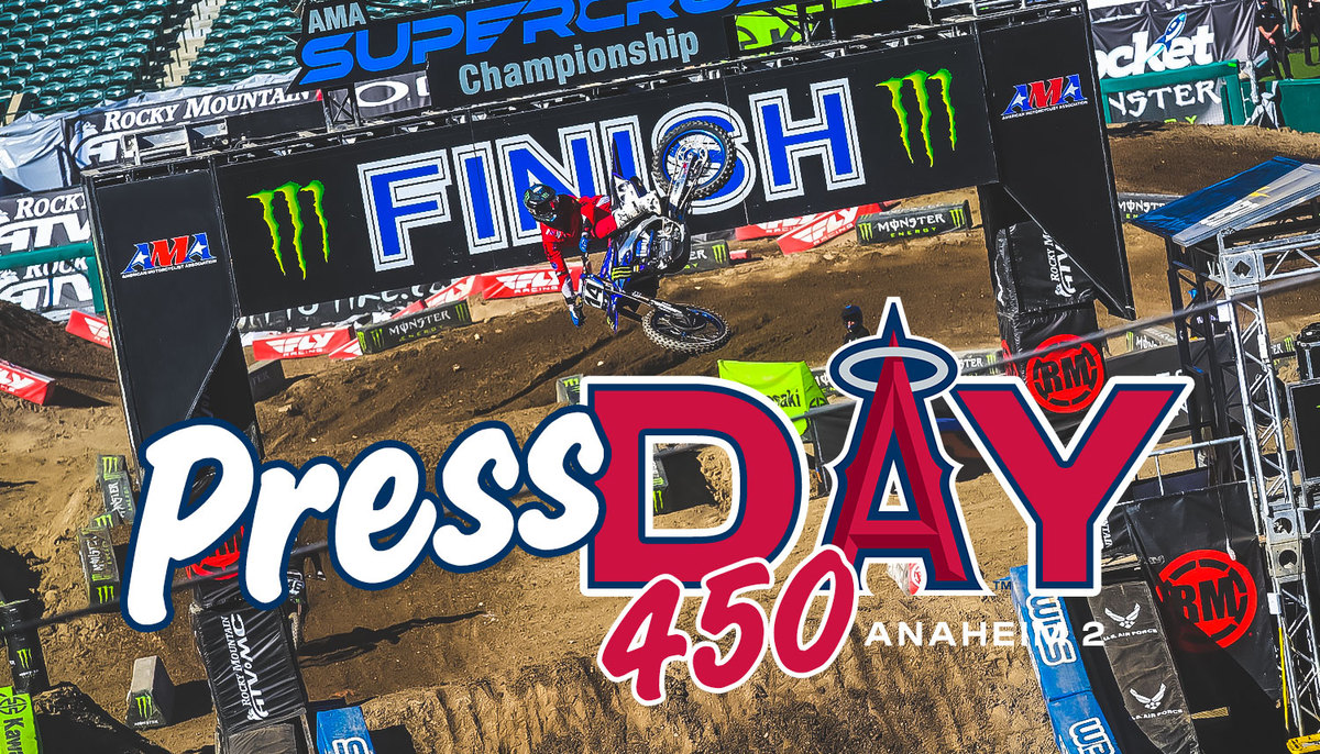 Vidéo : « Press Day » SX Anaheim 2 (450)