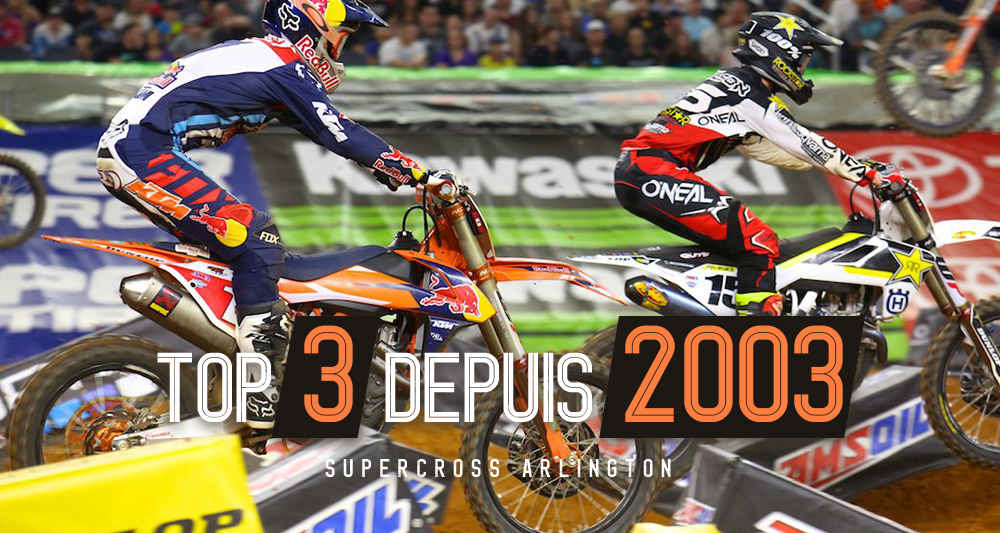 SX Texas : le top 3 depuis 2003