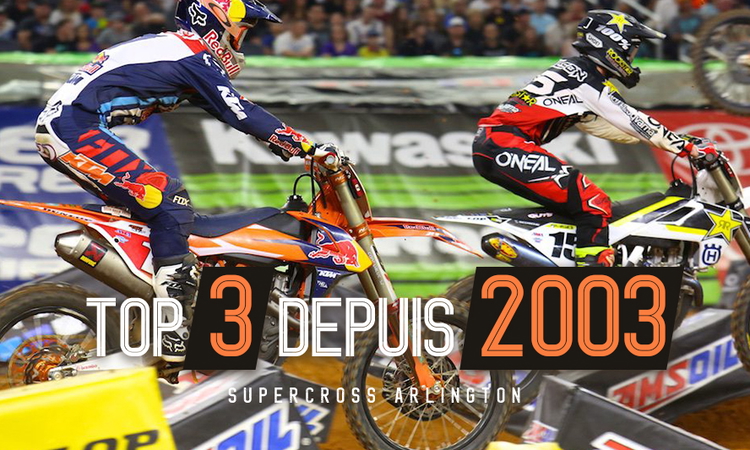 SX Texas : le top 3 depuis 2003