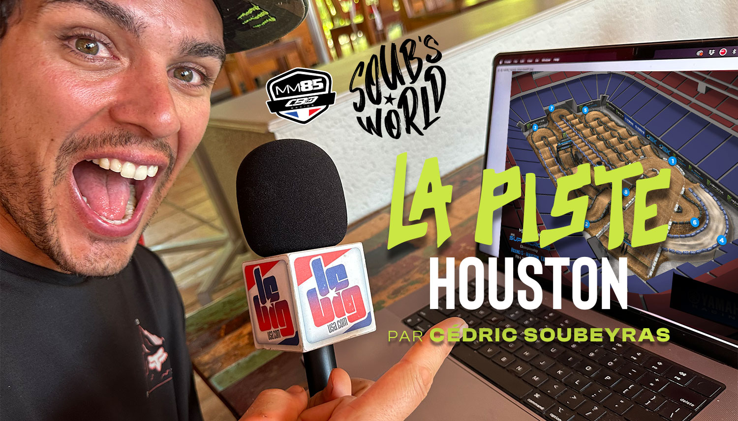 La piste du SX de Houston par Cédric Soubeyras