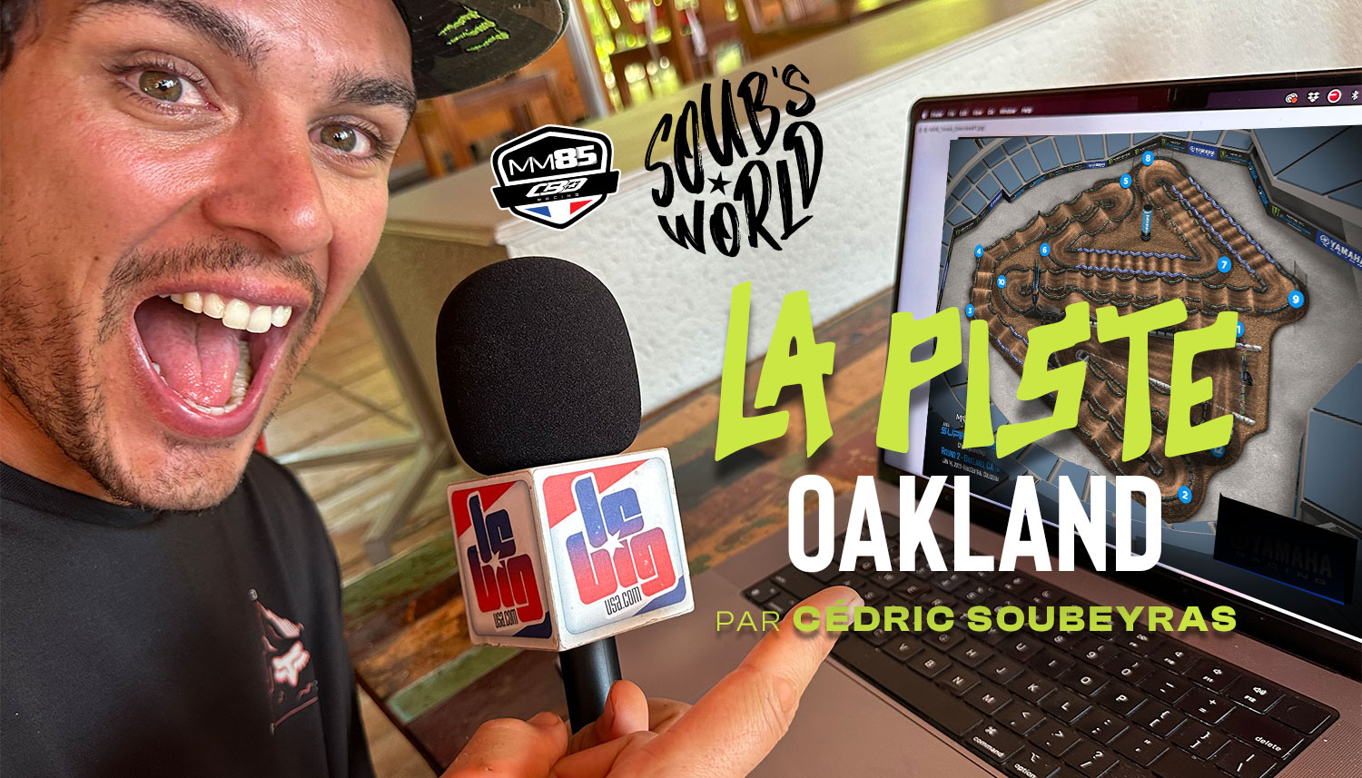 La piste du SX d'Oakland par Cédric Soubeyras