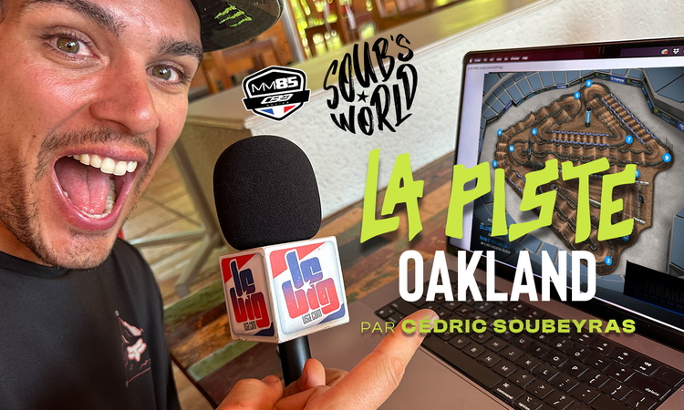 La piste du SX d'Oakland par Cédric Soubeyras