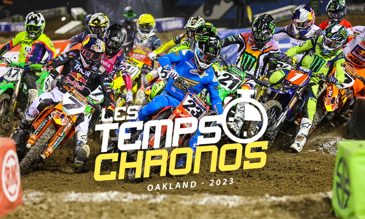 Les temps chronos du SX d'Oakland