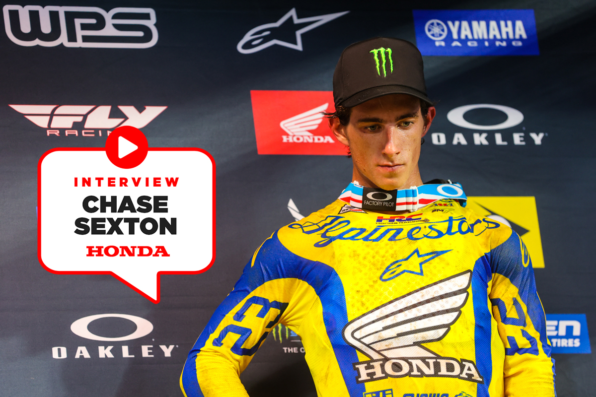 Chase Sexton : « je dois corriger mes erreurs »