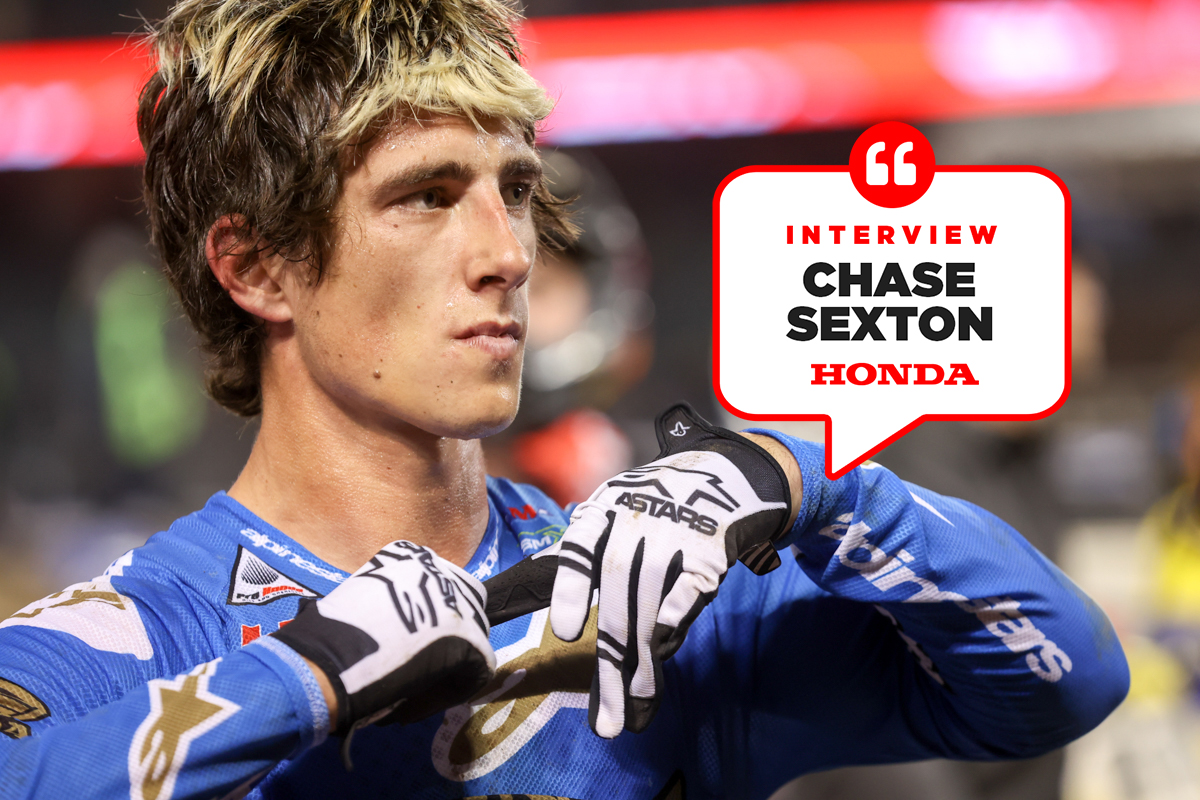 Chase Sexton : « ma chute est inacceptable »