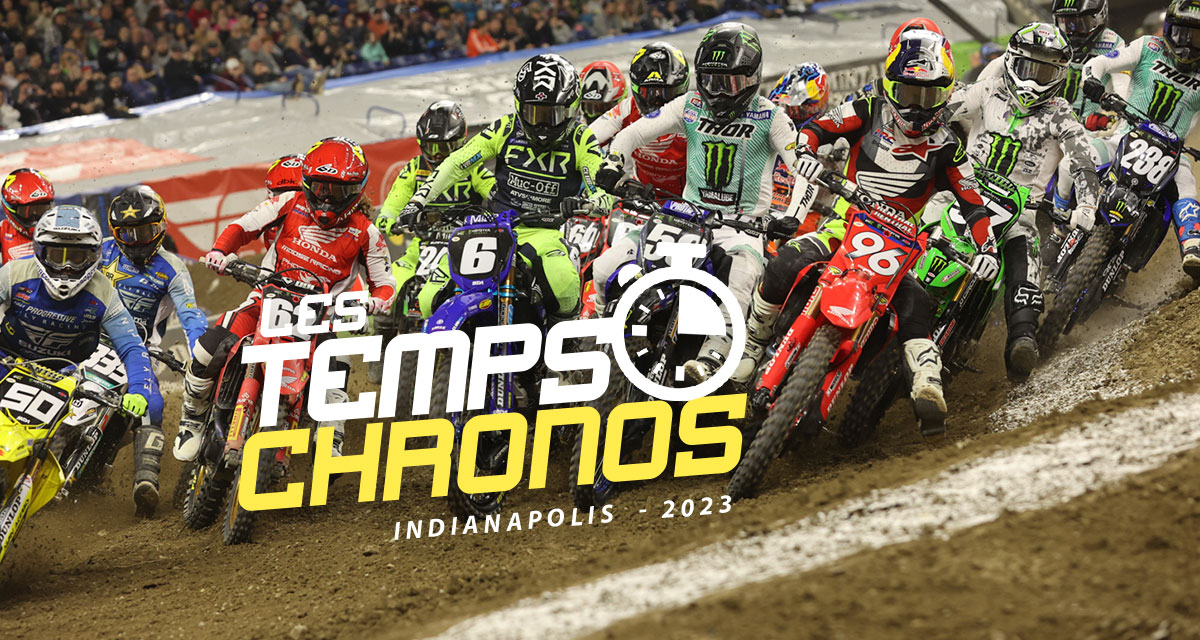 Les temps chronos du SX d’Indianapolis