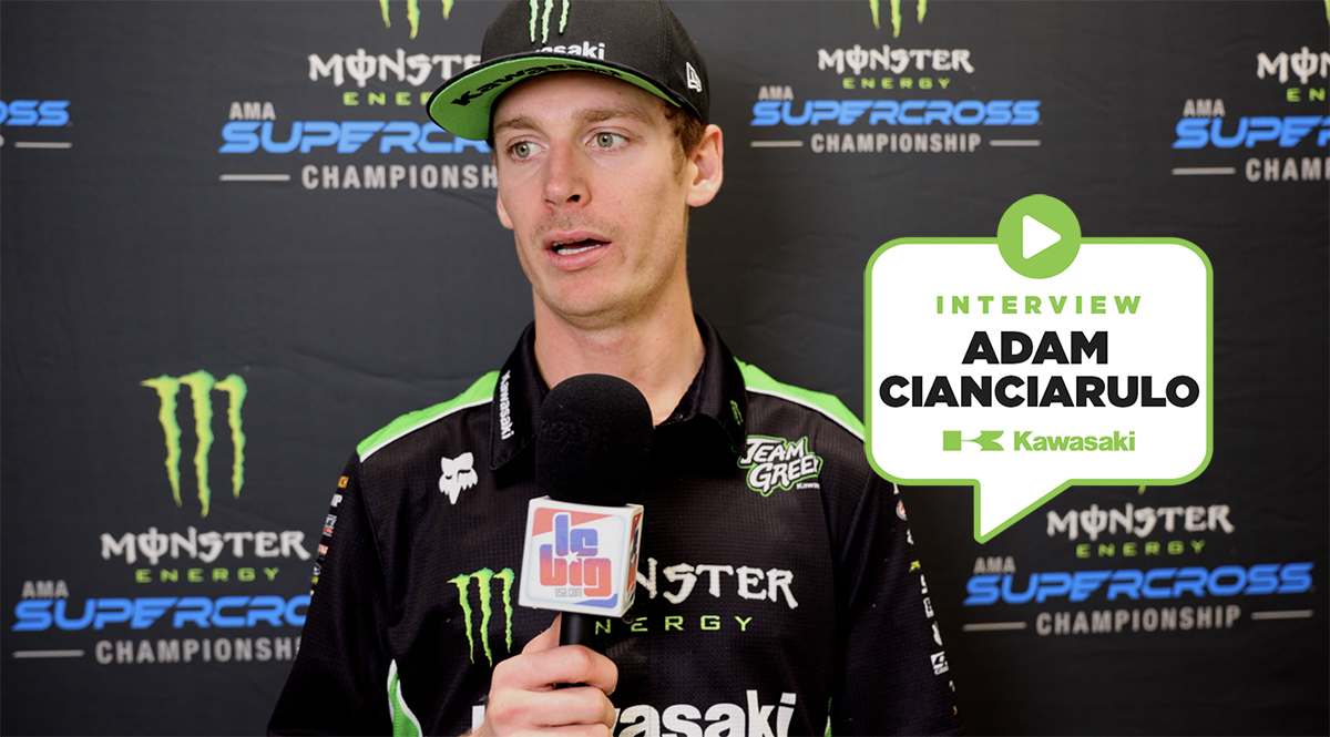 Adam Cianciarulo : « c'est difficile de rouler devant »