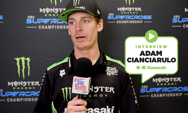 Adam Cianciarulo : « c'est difficile de rouler devant »